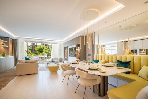 Nestled within the exclusive Puente Romano resort, Granados 1-2 is a stunning modern apartment offering the ultimate blend of luxury and comfort. The open-plan living area, featuring integrated LED lighting and exquisite interior design, flows seamle...