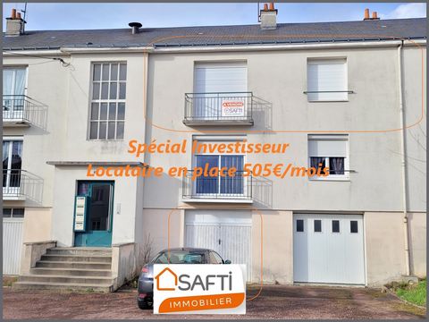 APPART LOUÉ 505€ : 2ch + Garage + Jardin partagé