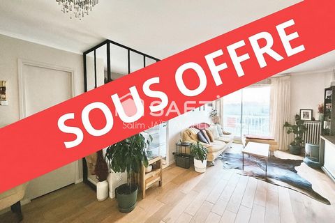 3 pièces rénové, balcon filant, vue imprenable