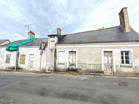 Maison de village à rénover, 7 minutes de Baugé