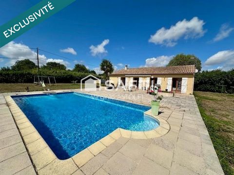 LABASTIDE CLERMONT – Jolie maison T4 sur une parcelle de 2500 m² avec piscine