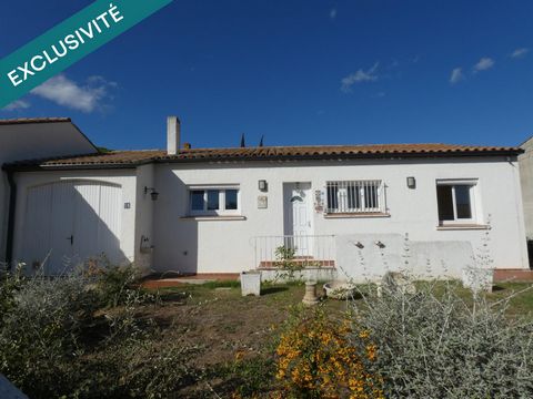 Villa plain pied 86m2, 3 chambres sur terrain de 423m2 avec garage