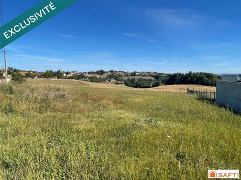 Beau terrain constructible avec vue à Valzergues