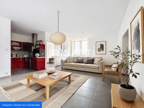 Appart T4 – 75 m², 3 chambres, 1 parking privé