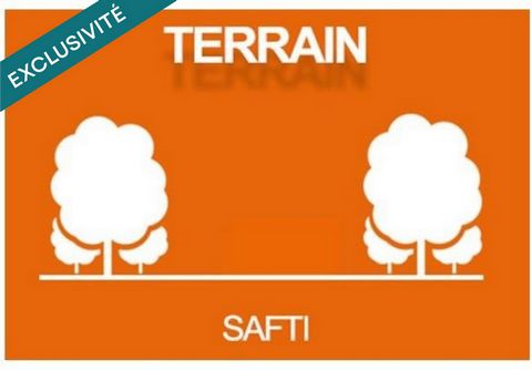 Grand terrain plat