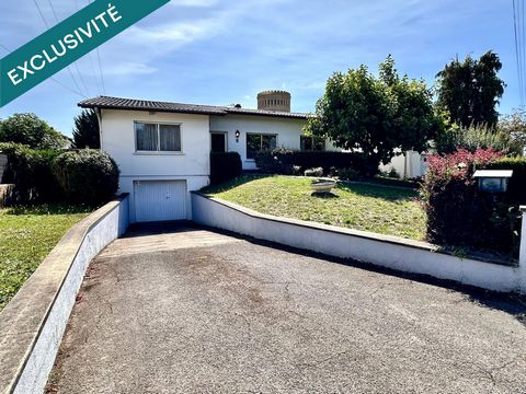 Plain pied sur sous-sol - F6 - garage double, terrasse et jardin