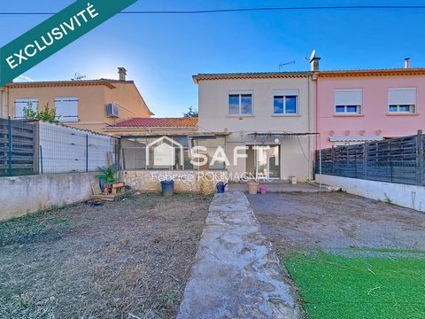 Villa trois chambres et un bureau avec garage et jardin.