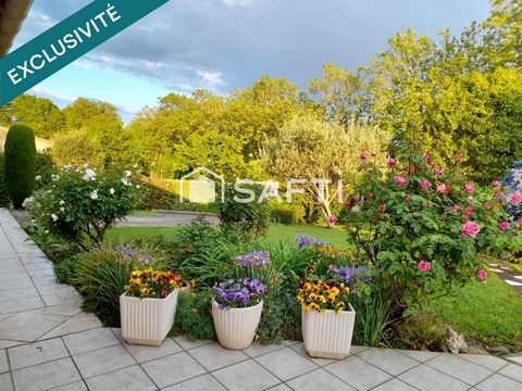 Maison de plain-pied – 3 chambres, grand garage et jardin avec puits