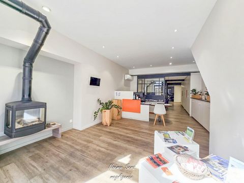 Immeuble avec bureaux loués + appartement libre –