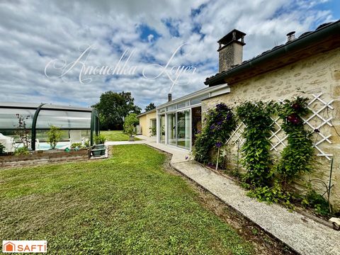 Maison en pierres avec grand terrain et dépendances – Cadre bucolique