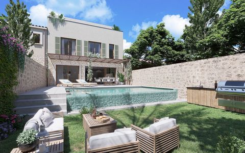 Discover the ultimate luxury townhouse in a prime location in Santa Maria del Camí, one of Mallorca's most popular villages. Our latest project, Ca'n Camí, is situated in a tranquil and peaceful residential area in the heart of the old town, just a s...
