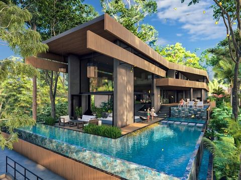 The villa Corazon de la Selva is as majestic as the jungle where it is set. On approach, this new, luxury home is beautifully framed by the wooded environment – distinct and aptly placed. Perched on a ridge overlooking the Pacific, Corazon de la Selv...