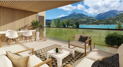 Dpt Hautes Alpes (05), à vendre SAVINES LE LAC appartement T3 avec grande terrasse