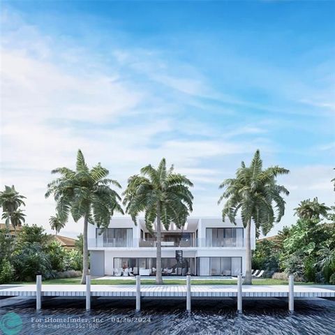 Domaine chic et ultra-moderne situé sur 70 'd’eau profonde dans l’enclave recherchée de Pompano Shores à East Pompano Beach. Un domaine superbement conçu, ce superbe design de pré-construction comprend cinq chambres, cinq salles de bains complètes, u...