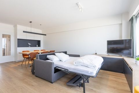 Willkommen in diesem atemberaubenden Apartment im vierten Stock, wo Komfort auf atemberaubende Aussichten trifft! Dieser wunderschön renovierte Raum verfügt über ein ruhiges Schlafzimmer mit einem Doppelbett und einen gemütlichen Schlafbereich mit ei...