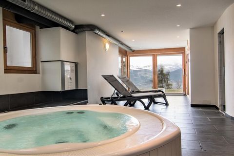 Welcome to the luxurious 5-star apartment, nestled in the stunning ski resort of Veysonnaz, Switzerland. This beautiful 80 m² retreat accommodates up to 4 guests, making it perfect for family getaways. Enjoy breathtaking valley views from your furnis...