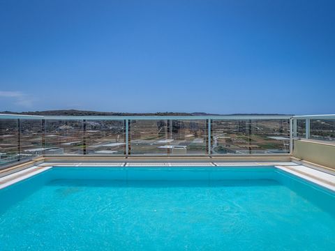 New to the market is this amazing south facing semi detached modern villa located in the countryside close to Golden Bay enjoying panoramic views from the roof terrace with a pool and entertainment area. Upon entering one finds a large living and for...