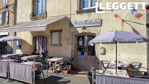 A32560ATM87 - Step into the heart of the vibrant and historic town of Le Dorat with this exceptional and well known property that boasts a fully equipped Bar/Restaurant and potential Bed and Breakfast accommodations or owner accommodation. With seati...