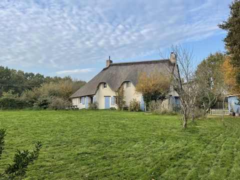 Charmante chaumière construite en 1993, comprenant : une maison principale, une dépendance aménagée ( environ 65 m2 au sol ) et un garage/atelier ( environ 34 m2 au sol + grenier ), le tout sur un magnifique terrain de 14 300 m2. ( 1.43 hectare ) La ...