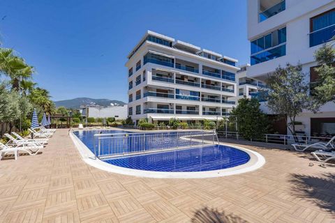 BHV-744 RESIDENZA KESTEL DOĞANAY* 1+1 65 metri quadrati 3° piano Ammobiliato Piscina Idoneità Barbecue Area Parco giochi per bambini A 100 metri dal mare.