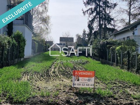 EXCLUSIVITE SAFTI Terrain constructible de 600m² environ en Zone UBa. Proche gare, écoles, commerces et 5 minutes des berges de l'Oise. Un cadre exceptionnel pour poser votre futur maison sur cette parcelle de 9 mètres de façade et en lot avant. Les ...