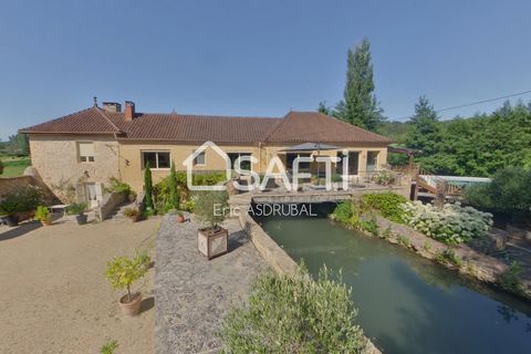 Avis aux amoureux des belles demeures!! Eric Asdrubal vous propose ce magnifique moulin de 18ème de 232 m² sur un terrain de 12576 m². Au coeur du Périgord Noir, chemine la Nauze, petit cour d'eau, qui vient traverser et entourer ce moulin, perdu au ...