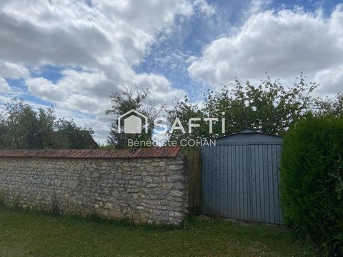 Terrain constructible, dans une voie sans issus, à la campagne.