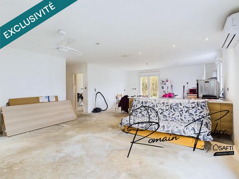Maison de plain-pied avec 4 chambres "travaux intérieur à terminer" et belle parcelle au calme