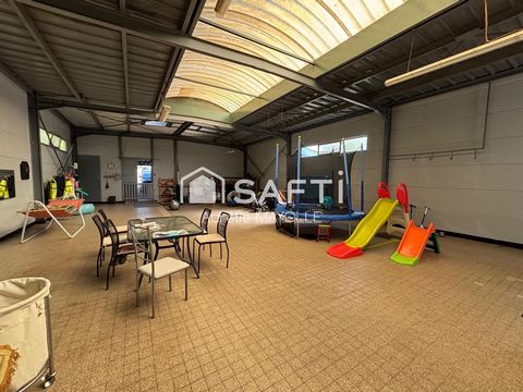 Maison de 160m2, 3 chambres, terrain, et 2 hangars