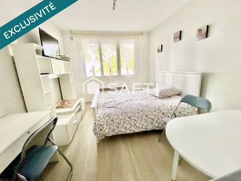 studio de 21m2 meublé fonctionnel, bien optimisé et au pied de l'arrêt de bus