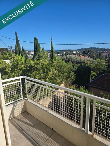 Toulon/La Valette appartement de 48m2 aperçu mer avec une chambre