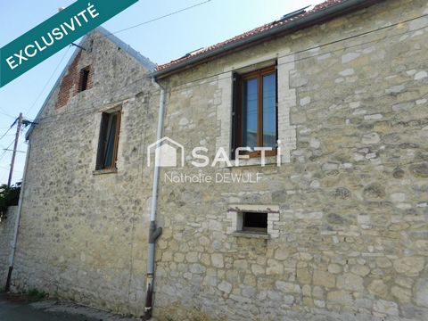 Maison en pierres au centre du triangle Soissons Laon Reims