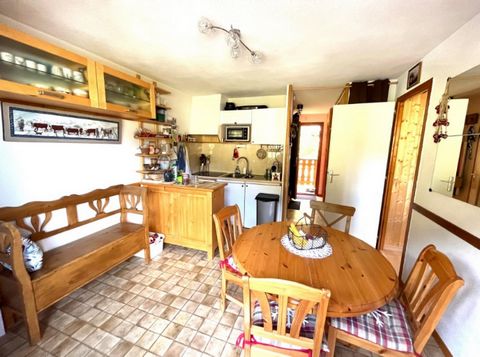 3 PIECES DE 31M2 AVEC 2 BELLES CHAMBRES, 1 CASIER A SKI et 1 BALCON