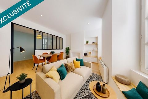Très bel appartement T3 refait à neuf situé à proximité de l'Hôtel de Ville et de la place Gambetta