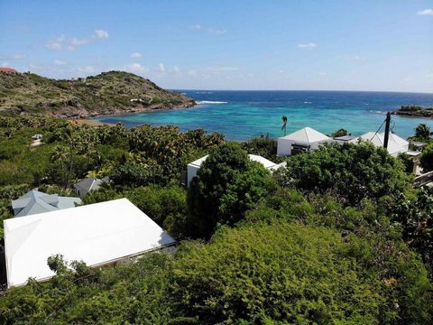 TERRAIN DE 282 M2 AVEC VUE MER IMPRENABLE A 150M DE LA PLAGE DE PETIT CUL DE SAC – ST BARTHELEMY