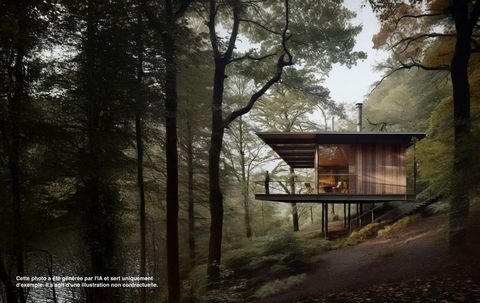 Magnifique terrain de près de 5 hectares avec bois, prairies et deux étangs, constructible en bord d'eau