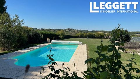 A15971 - Fabulous family home full of character with lovely views to a chateau. Close to medieval bastide towns and a golf & spa resort. From the moment you step through the doors you will be charmed by the character beams and stone and the views acr...