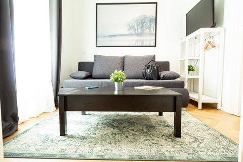 The living room has a sofa which can sleep 2 people, if required. Take a refreshing shower in your modern bathroom. Transport connections by underground make the apartment an ideal starting point for many cultural activities. You should not miss the ...