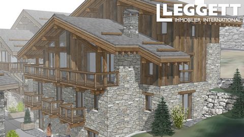 A18873MAA73 - This beautifully designed semi-detached 5-bedroom ski chalet is part of a prestigious new development of chalets and apartments just 250m from the shops, bars, restaurants and ski lifts of Saint Martin de Belleville. Built using high en...
