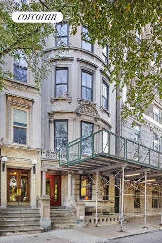 An absolutely STUNNING townhouse built around 1900, this five story Riverside Drive building is available for the first time in many years! With a regal facade and old world charm, beautiful Riverside Park and Hudson River views, the building is curr...