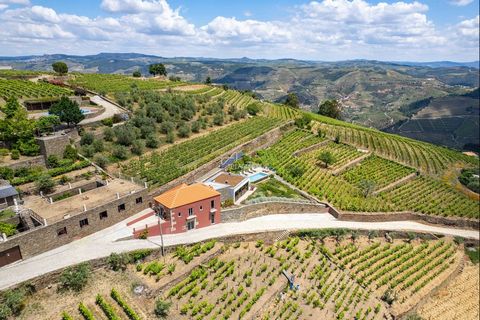 In the middle of the Alto Douro wine region, classified by UNESCO as a world heritage site, we find this magnificent farmhouse that combines tourism with wine production in a total area of 3,540m2. At Casa de Pena d'Águia, located in the heart of the...