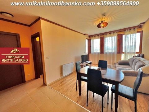 ... NO COMMISSION FROM THE BUYER! Agency 'Unique Properties Bansko' offers for sale FULLY FURNISHED AND READY TO MOVE IN ONE-BEDROOM APARTMENT, LOCATED IN A YEAR-ROUND COMPLEX WITH A GOOD LOCATION - IN THE SKI AREA, ABOUT 10 MINUTES WALK FROM THE GON...