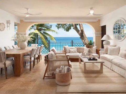 Welkom bij Sandy Cove 203, een prachtige villa aan het strand aan de prestigieuze westkust van Barbados, met bijna 3.000 m² aan gerenoveerde luxe. Deze residentie met drie slaapkamers is een naadloze samensmelting van op maat gemaakte elegantie, mode...