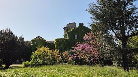 Vor den Toren von Avignon befindet sich ein Schloss aus dem 15. Jahrhundert mit einer Wohnfläche von 580 m², das auf 3 Ebenen in einem bewaldeten Park von 1 Hektar erbaut wurde, von dem ein Teil ungeteilt ist. Im Erdgeschoss entdecken Sie eine Eingan...