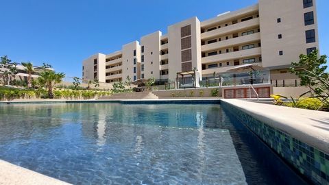 Brand new and ocean view 3 bed 3 bath penthouse with private rooftop terrace ready for you to move in at Cuatrovientos Los Cabos fully equipped with fridge gas stove dishwasher oven microwave and washer dryer. Mini splits and carpentry with quartz co...