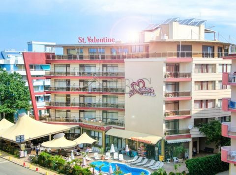 Amplio apartamento de 2 habitaciones en St. Valentine, Sunny Beach IBG Real Estates se complace en ofrecer este espacioso apartamento, ubicado en el 3 rd Piso en el complejo St. Valentine en Sunny Beach. St. Valentine está en una calle tranquila en l...