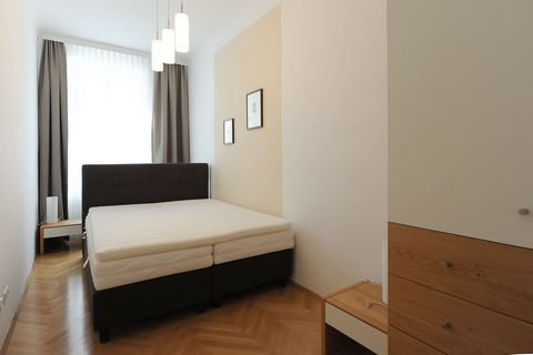 Our apartment “Kienast” is located in the 3rd district of Vienna, Radetzkystraße 5/15 and is very easy to reach by public transport. The modern and fully furnished apartment with a size of 65 m², has a bedroom, a fully equipped combined kitchen and l...