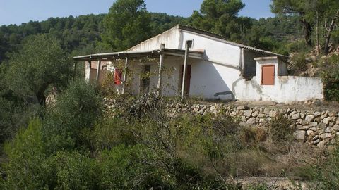 Casita de piedra tradicional ubicada aprox A 20 minutos en coche del pueblo marinero de L39Ampolla ya igual distancia de El Perelló La casita tiene 52m2 y necesitaría una renovación completa El techo está en buenas condiciones y hay una cisterna para...