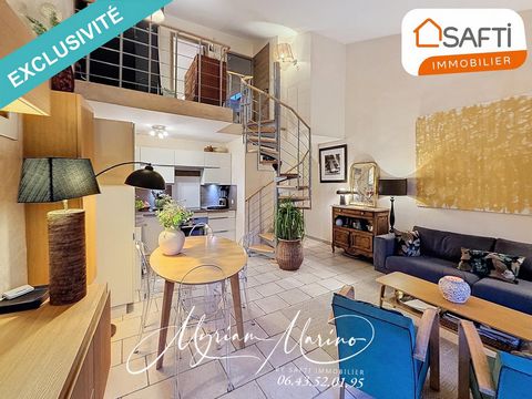 Exclusivité, Saint Aygulf, à deux pas des plages et commerces, superbe Appartement duplex 4 pièces offrant une chambre de plain-pied avec salle de bains, une cuisine équipée ouverte sur le salon-séjour prolongé d’une large terrasse. À l’étage, deux c...