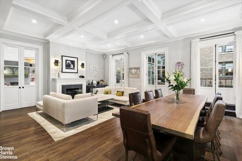 Sophisticated Three-Bedroom, Three-Bathroom Townhouse Duplex with Expansive Private Terrace. Nestled in an elegant prewar cooperative on one of the most coveted streets in the Upper West Side, this beautifully renovated townhouse duplex offers the pe...